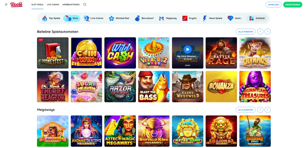 Rooli Casino Slots