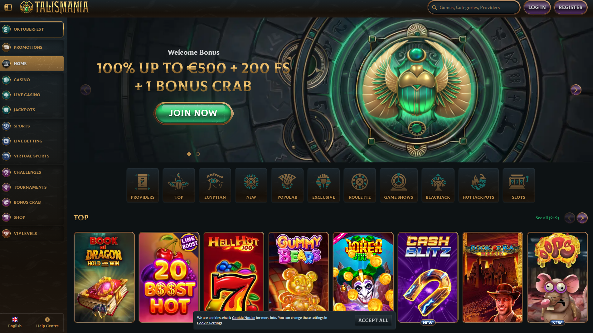 talismania casino gold